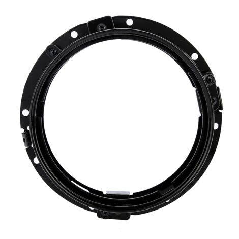 Support de montage pour phare de voiture 7 pouces, anneau rond pour Jeep Wrangler (noir) (1/5)