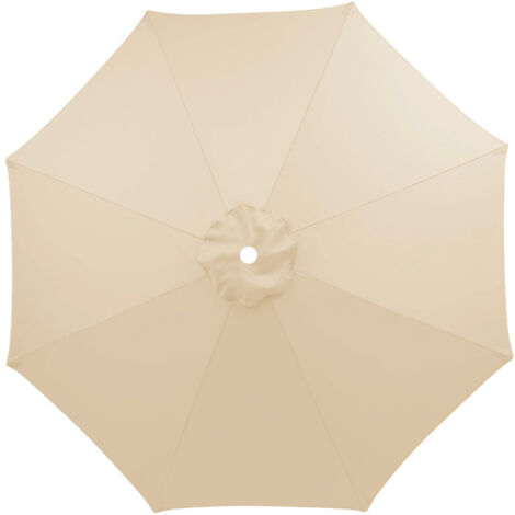 S-giant Toile de Remplacement pour Parasol 8 Branches – Housse de Parasol Banana, Résistante aux UV et Imperméable, Parasol de Jardin, Toile de Remplacement en Toile de Haute Qualité( Beige,200CM)