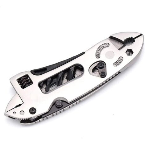 Couteau Pliant Pince, Réglable Couteau De Poche Pince Outil Clé