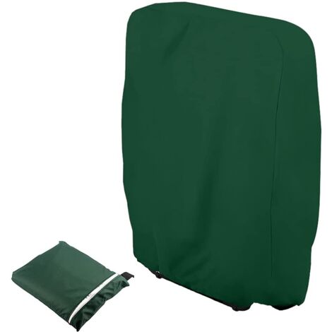 Housse de fauteuil inclinable pliante, housse de fauteuil inclinable de jardin anti-poussière, imperméable, résistante aux UV, chaise longue Oxford 210D, W71 × H110 cm (vert) (1/5)