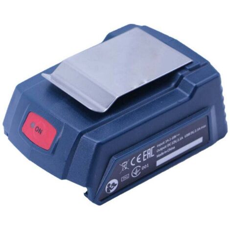 Pour adaptateur USB Bosch Gaa18-24 avec voyant lumineux pour 14,4-18V