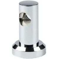 Support mural robuste de 22 mm - Support mural de douche - Support de fixation pour barre de douche - Fixation facile - Avec vis de fixation