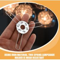 Lot 24 Pinces Ressort Luminaire GU10 MR16 – Clips 60 Mm Bleu, Fixation Spots & Panneaux LED Encastrés