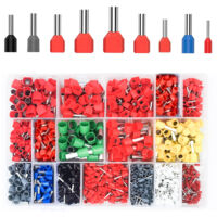 1200 Pièces Embouts de Cablage, 0.5-16mm² Cosses et Kits, Embouts de Câble Isolés Double, Cosse à Sertir Viroles Connecteur pour Connexion de Fils, Pince Électricien