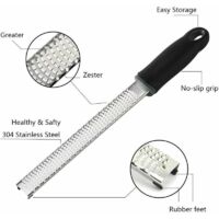 Amosfun 3 Pièces Râpe à Fromage Mini Multifonction Acier