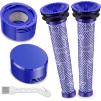2 Pcs Filtres pour Dyson V8, Filtres pour Dyson V8 Animal Aspirateur, Filtre Dyson V8 Absolute, Filtre pour Aspirateur Dyson V7, Filtre HEPA Compatible avec Dyson V7 V8 SV10 SV17
