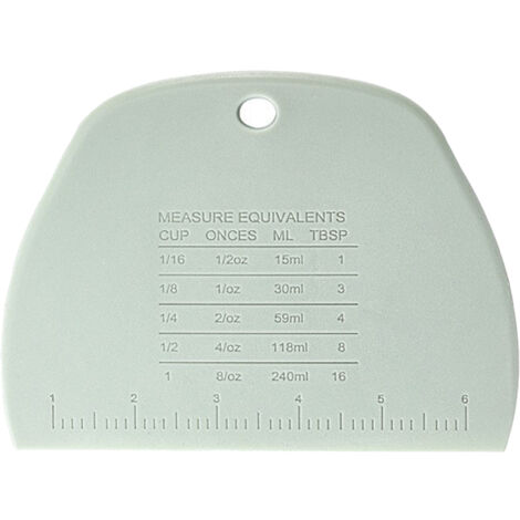 Lot de 2 racloirs à pâte, racloirs de table en plastique, coupe-pâte, racloirs alimentaires multifonctions pour la pâte et le pain (1/5)