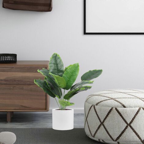 Plante artificielle réaliste, décoration végétale, fausse tige de plante (1/4)