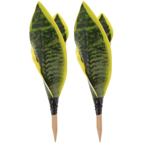 Deux plantes serpent artificielles, plantes serpent artificielles, décorations végétales artificielles, plantes artificielles d'extérieur pour enfants. (1/3)