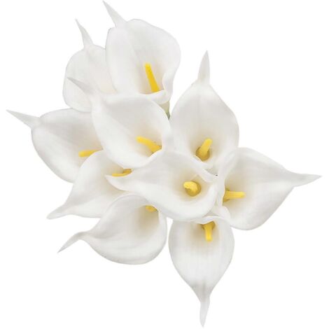 Bouquet de 10 tiges de châtaignes d'eau artificielles, fait main, fleurs artificielles (1/4)