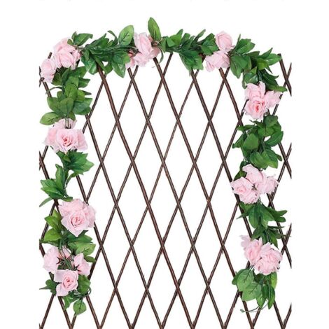 Xubond Fleurs artificielles décoratives d'extérieur en vase pour le salon