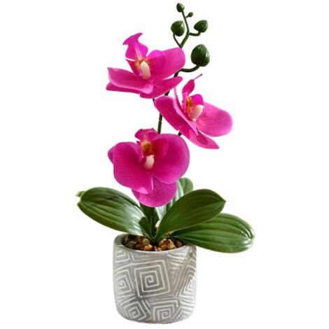 Orchidées artificielles, fleurs artificielles, phalaenopsis artificielles, fleurs artificielles en pot