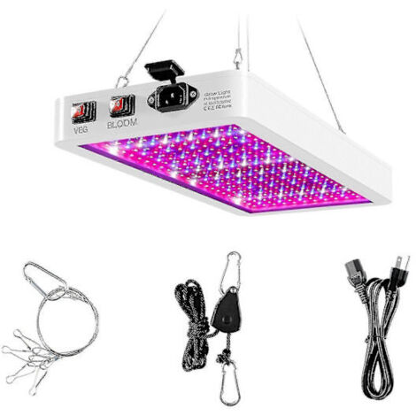 Lampe de culture LED 1000 W 216 à spectre complet pour intérieur
