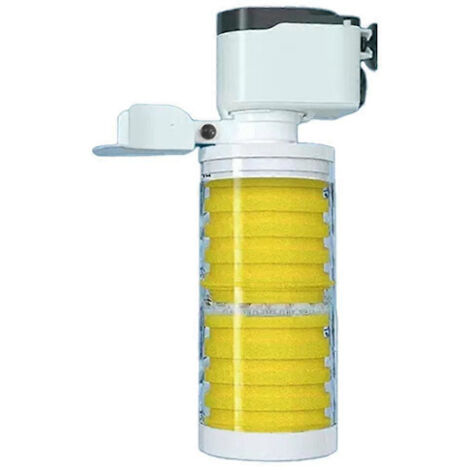Pompe de filtration pour aquarium, accessoires de filtration 3 en 1, fournitures pour animaux de compagnie d'aquarium (1/5)