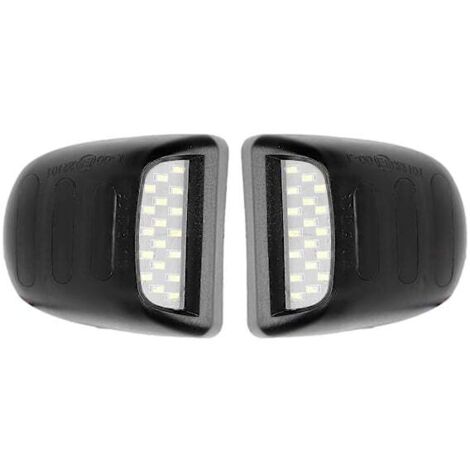 Deux éclairages de plaque d'immatriculation, 18 ampoules LED, 12 V, modèle 22794700, compatibles avec Chevrolet Silverado 1500/2500/3500 (1/5)