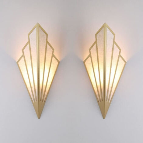 Applique murale moderne, minimaliste et créative, idéale pour les chambres, les couloirs et les salons, culot E12, style Art déco, 1 pièce par paquet. (1/5)