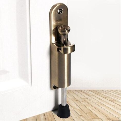 Deux butées de porte à ressort réglables, support de butée de porte ...