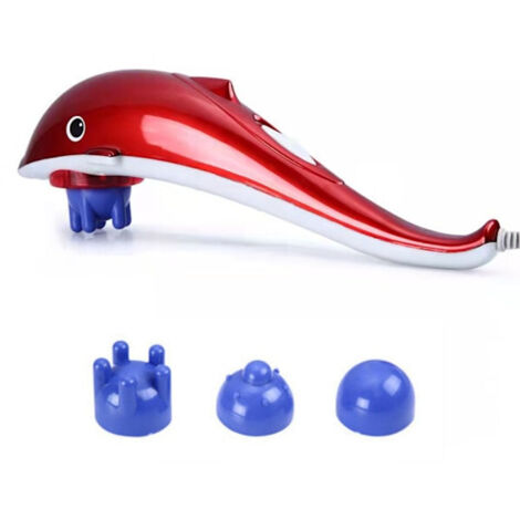 Appareil de massage Dolphin pour le dos, massage par marteau vibrant, rouleau infrarouge, massage et relaxation de la nuque (1/5)