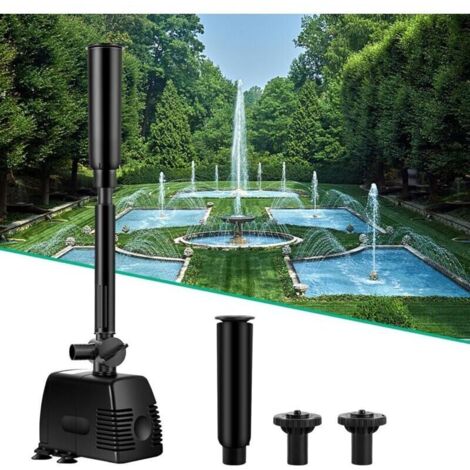 Pompes à eau pour fontaines, bassins et jardins, avec un débit de 800 litres par heure. (1/5)