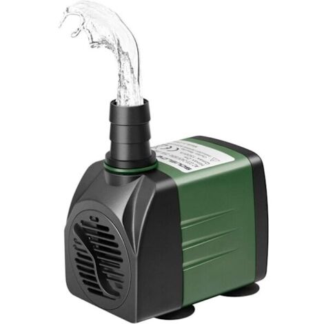 Pompe submersible 25W 1500L/heure AC220-240V avec 2 buses, adaptée aux aquariums, bassins, fontaines de jardin et systèmes hydroponiques. (1/5)