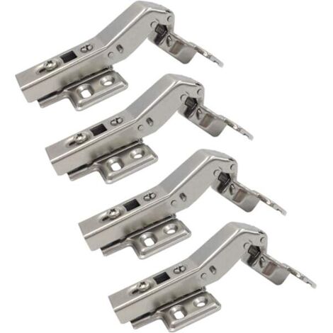 Charnières à 45 degrés pour meubles d'angle, 35 mm, avec amortisseur, adaptées aux portes multiples, avec fonction de fermeture douce, adaptées aux meubles d'angle à portes pliantes et aux meubles de (1/5)