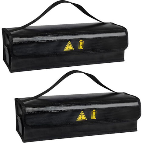 Boîtes ignifugées pour batteries de vélo (lot de 2) - Résistantes aux hautes températures jusqu'à 1400℃, étanches et antidéflagrantes, sûres pour le stockage et le transport. (1/5)