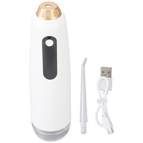 Hydropulseur sans fil avec buse rotative à 360°, nettoyeur dentaire portable et étanche (1/5)