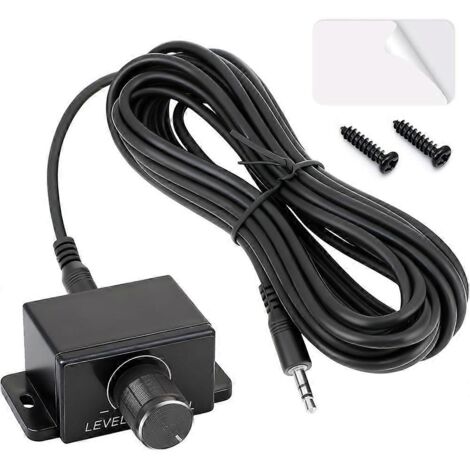 Kit de remplacement pour bouton de basses à distance d'amplificateur, compatible avec les amplificateurs des séries RP/RP-M, port jack 3,5 mm. (1/5)