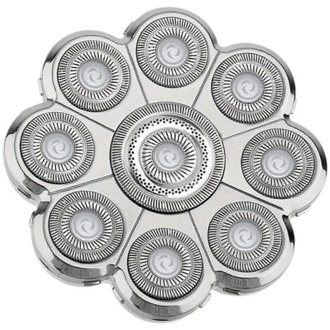 Tête de rasoir de 23 cm, lames de rasoir électrique, outils de rasage pour crâne rasé, têtes de rasoir électriques pour la tête et le visage, multicolores (1/5)