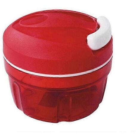 Tupperware Chef Turbo-Chef (rouge), compatible avec le coupe-oignons D158 et le coupe-oignons Speedy Boy (nouveauté 2025).