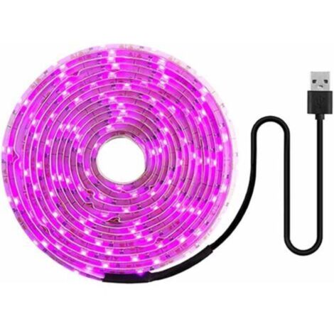 Lampe LED horticole 5V – Spectre complet 2835 SMD – 2m étanche pour croissance plantes – Économie d'énergie et installation facile