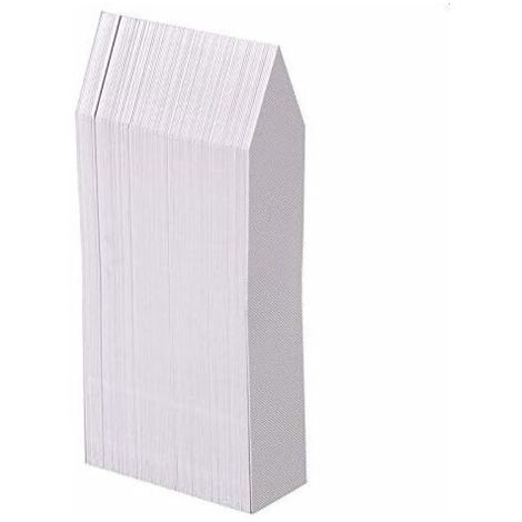 étiquette en plastique pour plantes 100 pièces, étiquette de jardin en plastique blanc 10x2cm (1/5)