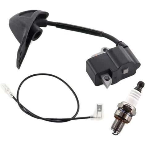 Bobine d'allumage avec bougie d'allumage pour souffleur de feuilles Stihl BG56 BG56C SH56 BG86 BG86C SH86 C Remplace 4241 400 1307. 4241 1306 B. 4241 400 1318