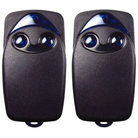 2 télécommandes de porte de garage électriques Flo2r-s 433.92 MHz à 2 boutons. compatibles avec les télécommandes de porte de garage Nice Remote TRIMEC (1/4)