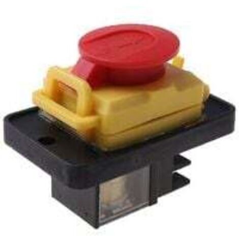 Kjd12 250v 4pin Waterproof Magnetic Start Stop No Volt Release Pushbutton Switch (1/4)