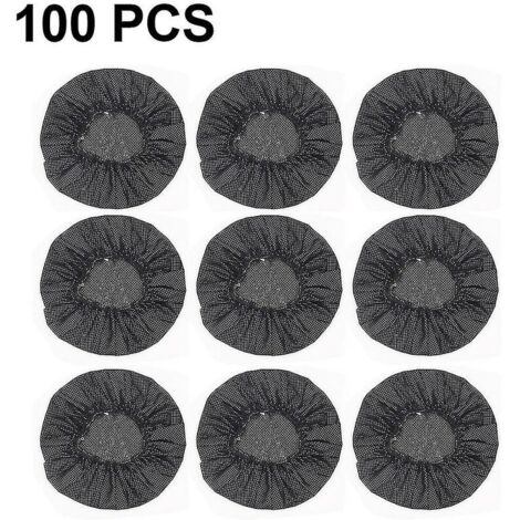 100 pièces housse de casque extensible housses de casque jetables housses de casque non tissées coussinets d'oreille hygiéniques coussins pour casque de jeu de style casque antibruit/ (1/5)