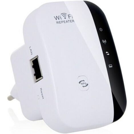 Répéteur WiFi Puissant 300Mbps Amplificateur WiFi Puissant 2.4GHz WiFi Range Booster WiFi Répéteur Extenseur sans Fil avec Port Ethernet. WiFi Extender WiFi Booster. Protection WPS (1/5)