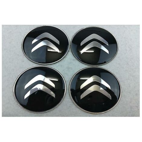 Modified Hub Sticker Hub Center Cover Sticker 65mm Hub Cover - Citroen (four Pack)