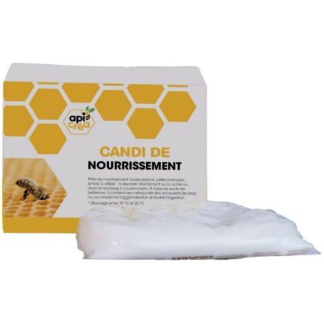 Candi de nourrissement pour abeille. poche de 2 kg