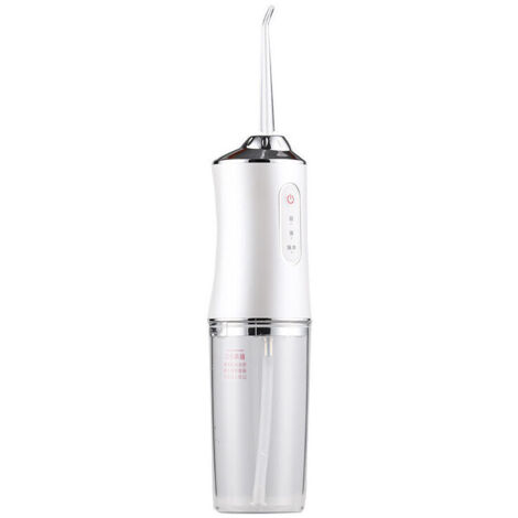 Hydropulseur électrique portable. puce intelligente contrôlant avec précision la pression. buse rotative à 360 degrés. irrigateur oral – Blanc (1/5)
