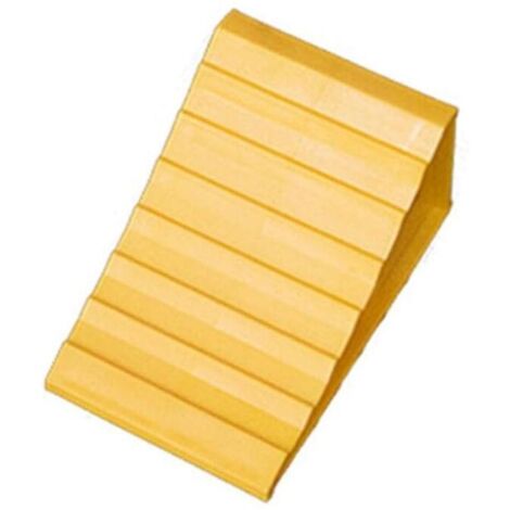 2 cales de roue. Bloque-roues. Cales de roue. Rampes de voiture robustes et antidérapantes en plastique avec poignée pour voitures, camions et camping-cars. (1/5)