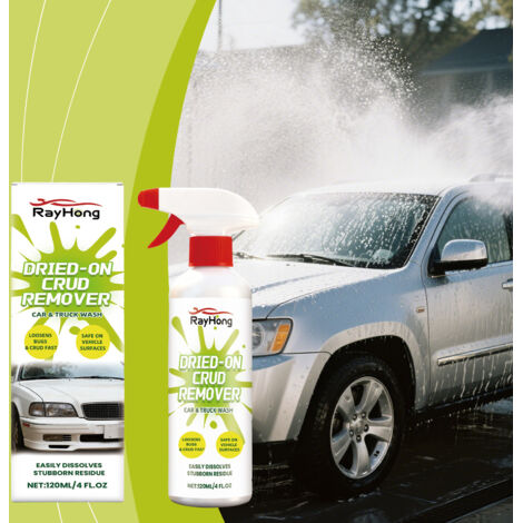RAYHONG Car Insect Repellent Spray - Cleans Windshield and Front of Cars, Removes Insect Stains - 120ml (1/5)