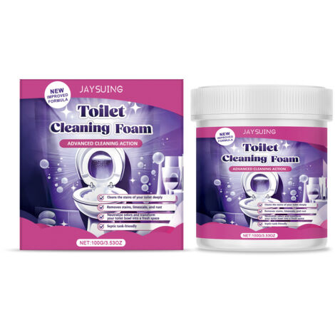 FizzClean Toilet Cleaner (canned) - Scented, removes stains, prevents dirt and odors.
