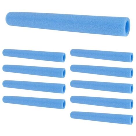 10 Stück Trampolinstangen-Schutzhüllen aus Schaumstoff (40 cm). blau (1/4)