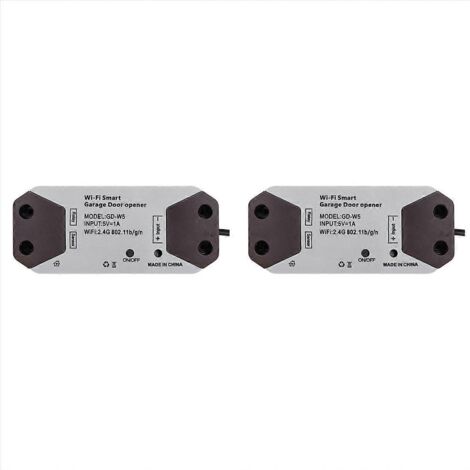 interrupteurs intelligents WiFi pour ouvre-porte de garage, contrôleur de porte de garage, application de contrôle à distance, aucun hub requis (1/5)