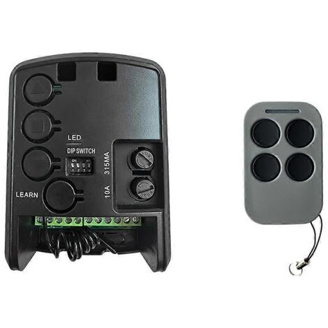 Carte de commande pour moteur tubulaire AC220V, moteur de porte de garage à enroulement automatique avec télécommande