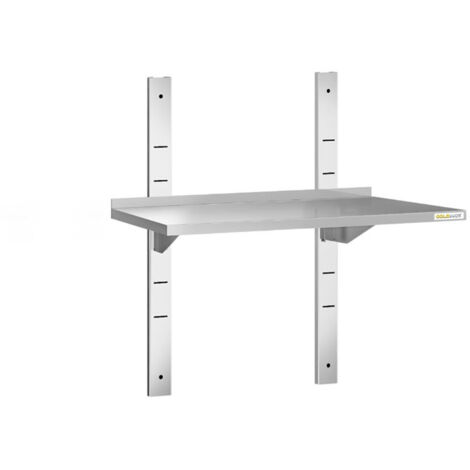 Etagère murale en inox 800 x 400 mm PREMIUM - GOLDINOX (1/4)