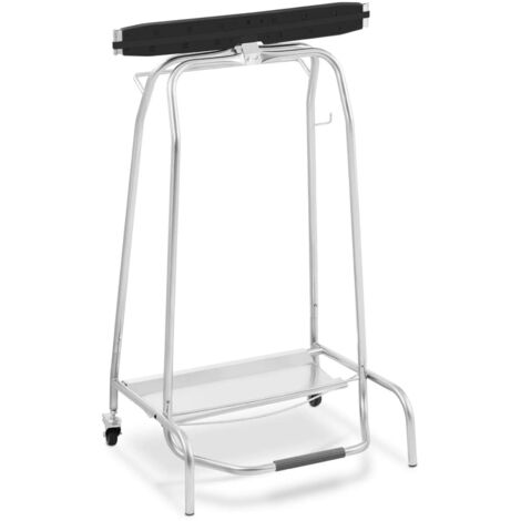 Poubelle ciseau inox avec pédale 110 Litres PREMIUM - GOLDINOX (1/4)