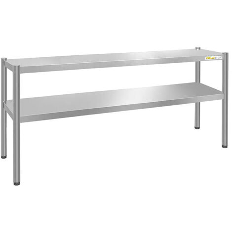 Passe-plat inox 2000 x 350 mm - Hauteur 700 mm PREMIUM - GOLDINOX