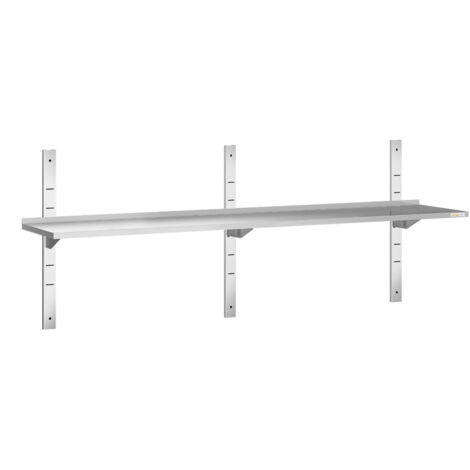 Etagère murale en inox 1800 x 400 mm PREMIUM - GOLDINOX (1/4)